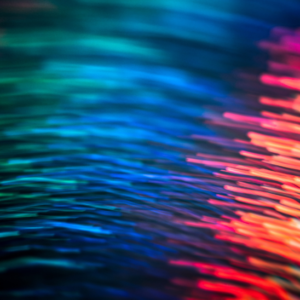 glowing cords of different colors